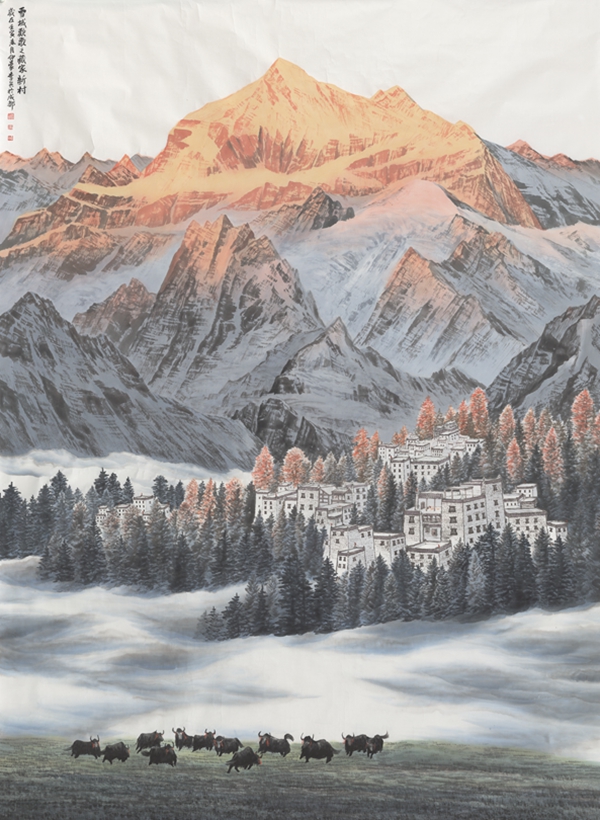 1 李兵《雪域欢哥之藏家新村》_副本.jpg